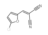 2-[(5-chloro-2-furyl)methylidene]propanedinitrile结构式