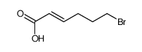 6-bromohex-2-enoic acid结构式