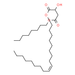 (Z)-1-(octadec-9-enyl) 4-octyl malate结构式