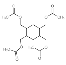 [2,4,5-tris(acetyloxymethyl)cyclohexyl]methyl acetate结构式