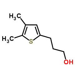 3-(4,5-Dimethyl-2-thienyl)-1-propanol结构式