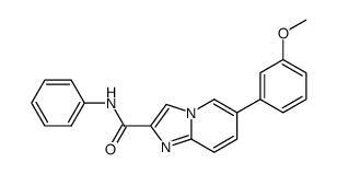 6-(3-Methoxyphenyl)-N-phenylimidazo[1,2-a]pyridine-2-carboxamide结构式