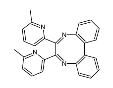 (5Z,7Z)-6,7-Bis-(6-methyl-pyridin-2-yl)-dibenzo[e,g][1,4]diazocine结构式