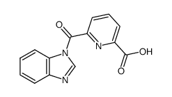 N-(6-carboxypicolinoyl)benzimidazole Structure