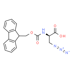 Fmoc-D-Dap(N3)-OH structure