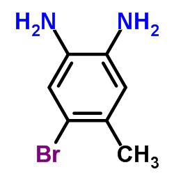 4-Bromo-5-methyl-1,2-benzenediamine structure