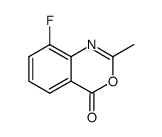 8-fluoro-2-methyl-4H-benzo[d][1,3]oxazin-4-one结构式