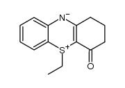 5-ethyl-2,3,4,5-tetrahydro-4-oxo-1H-phenothioniaazin-10-ide Structure