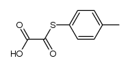 2-氧-2-(对甲苯硫基)乙酸结构式