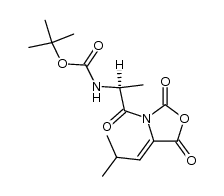 Boc-L-Ala-(Z)-ΔLeu*NCA结构式