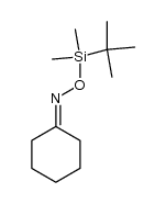 Cyclohexanone O-(tert-butyldimethylsilyl)oxime结构式