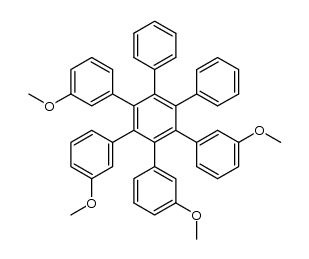 tetrakis-1,2,3,4-(3-methoxyphenyl)diphenylbenzene结构式