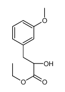 (S)-2-HYDROXY-3-(3-METHOXY-PHENYL)-PROPIONIC ACID ETHYL ESTER Structure