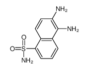 5,6-diaminonaphthalene-1-sulfonamide Structure