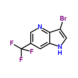 3-Bromo-6-trifluoromethyl-4-azaindole structure