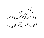 1-(9,10-dimethyl-9,10-dihydro-9,10-(epoxyimino)anthracen-11-yl)-2,2,2-trifluoroethanone结构式