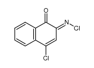 N,4-dichloro-1,2-naphthoquinone 2-imine结构式