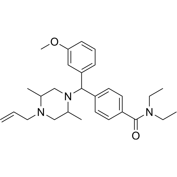 (Rac)-SNC80结构式