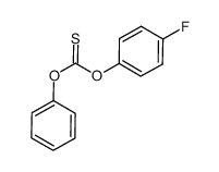 O-(4-fluorophenyl) O-phenyl thiocarbonate Structure