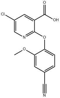 5-氯-2-(4-氰基-2-甲氧基苯氧基)烟酸图片