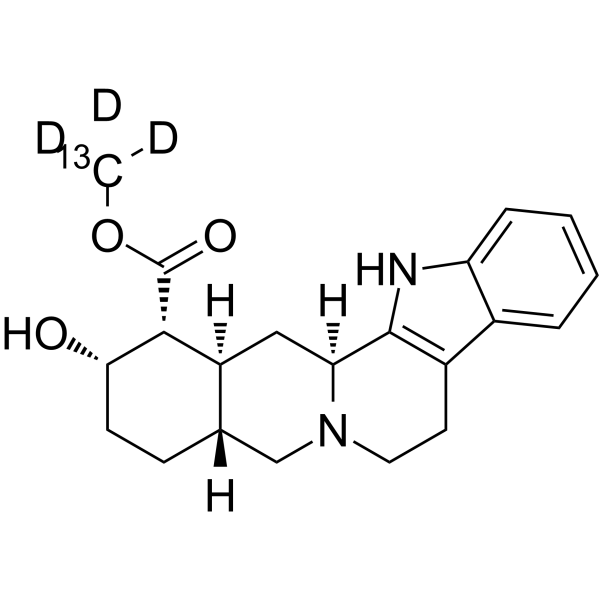 Yohimbine-13C,d3 structure