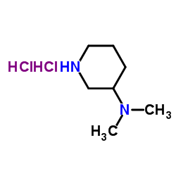 N,N-Dimethyl-3-piperidinamine dihydrochloride structure