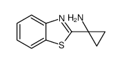 1-(1,3-benzothiazol-2-yl)cyclopropan-1-amine Structure