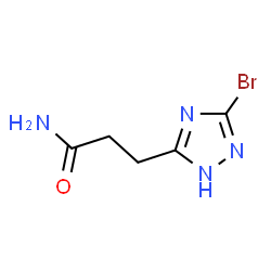 3-(3-Bromo-1H-1,2,4-triazol-5-yl)propanamide picture