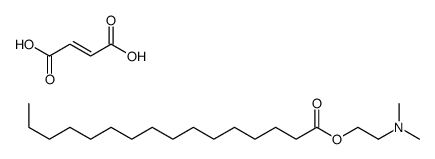 Hexadecanoic acid, 2-(dimethylamino)ethyl ester, (Z)-2-butenedioate (1 :1)结构式