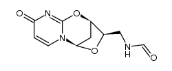 2,3'-anhydro-2',5'-dideoxy-5'-formamidouridine Structure