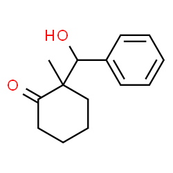 2-(hydroxy(phenyl)methyl)-2-methylcyclohexanone Structure