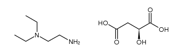 N1,N1-diethylethane-1,2-diamine (S)-2-hydroxysuccinate Structure