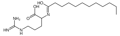 N2-(1-Oxododecyl)-DL-arginine Structure