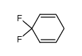 3,3-difluoro-1,3-cyclohexadiene Structure