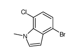 4-Bromo-7-Chloro-1-Methyl-1H-Indole structure