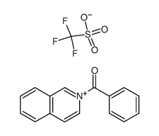 N-benzoylisoquinolinium triflate结构式