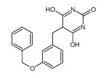 5-benzyloxybenzylbarbituric acid结构式