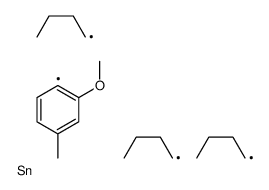 tributyl-(2-methoxy-4-methylphenyl)stannane Structure