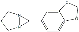 1,5-Diazabicyclo[3.1.0]hexane, 6-(1,3-benzodioxol-5-yl)-结构式