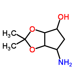 6-Amino-2,2-dimethyltetrahydro-3aH-cyclopenta[d][1,3]dioxol-4-ol图片