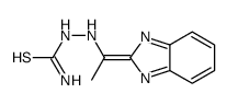 [1-(benzimidazol-2-ylidene)ethylamino]thiourea结构式