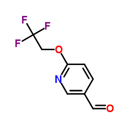 6-(2,2,2-Trifluoroethoxy)nicotinaldehyde Structure