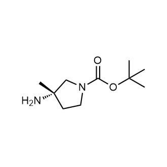 叔丁基 (S)-3-氨基-3-甲基吡咯烷-1-羧酸酯图片