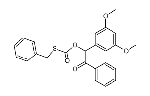 S-benzyl O-(1-(3,5-dimethoxyphenyl)-2-oxo-2-phenylethyl) carbonothioate Structure