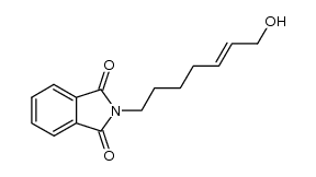 (E)-2-(7-hydroxyhept-5-en-1-yl)isoindoline-1,3-dione Structure