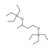 triethyl(4-triethylsilyloxybutan-2-yloxy)silane Structure