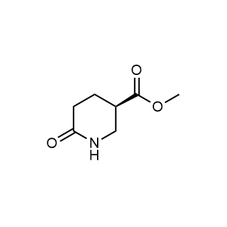 Methyl (R)-6-oxopiperidine-3-carboxylate structure