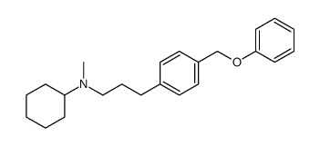 N-Methyl-N-[3-[p-(phenoxymethyl)phenyl]propyl]cyclohexan-1-amine Structure