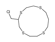 5-(chloromethyl)-1,4,7,10-tetrathiacyclotridecane结构式