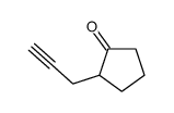 2-prop-2-ynylcyclopentan-1-one Structure